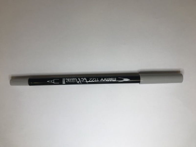 Dual tip water-based marker in Light Cool Grey 37, featuring a flexible brush tip and extra fine tip for precision in art and crafts.