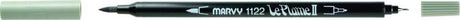 Dual tip ash grey marker pen for versatile artistic expression, perfect for strokes and details in crafts and illustration.