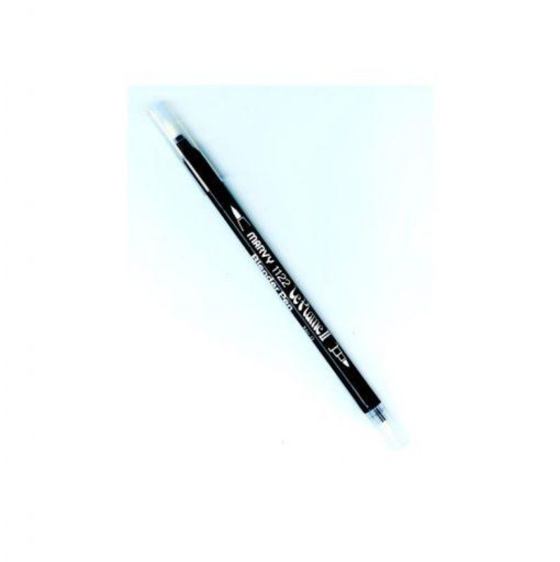 MARVY LE PLUME II Dual Tip Marker Blender with a brush and fine point for seamless blending and detailed illustrations.