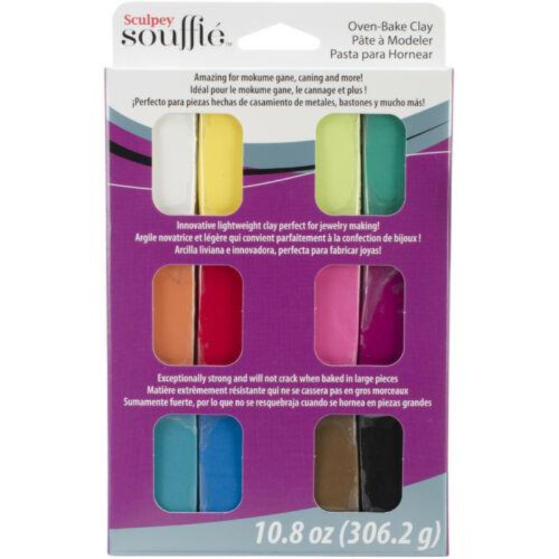 SCULPEY POLYFORM SOUFFLE MULTIPACK OF 12 -