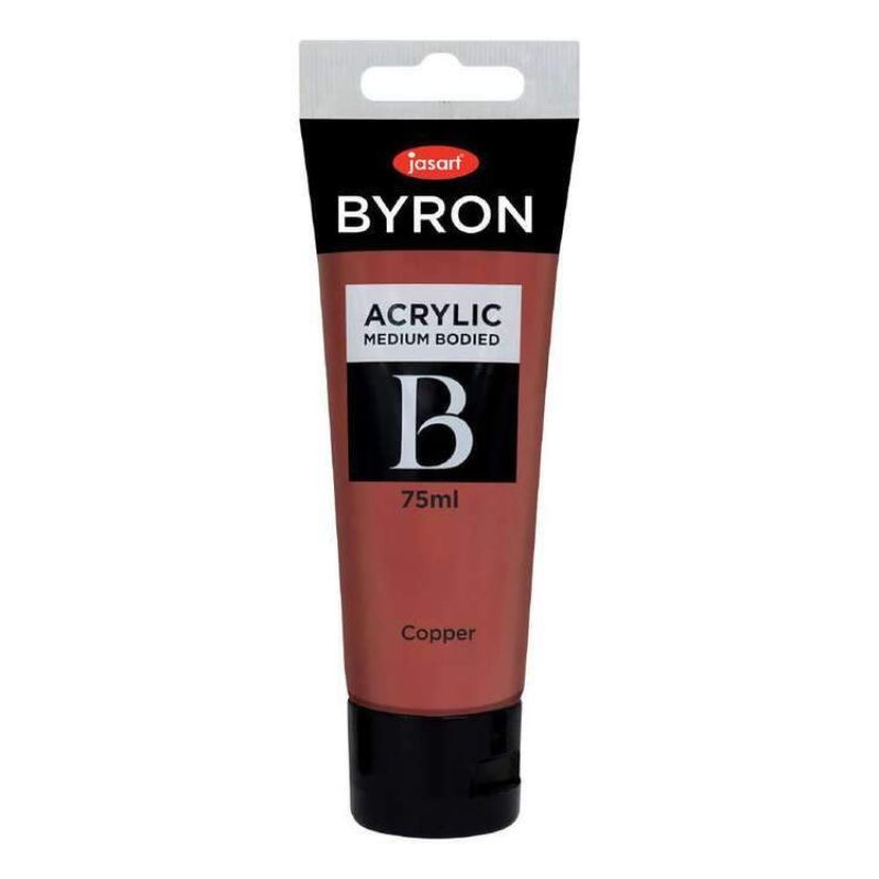 JASART Byron Copper Acrylic Paint 75ml offers vibrant color, excellent coverage, and is perfect for various artistic projects.