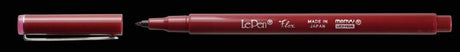 MARVY LE PEN FLEX MARKER in Burgundy 28 features a super fine brush tip, ideal for detailed art, lettering, and durable use.