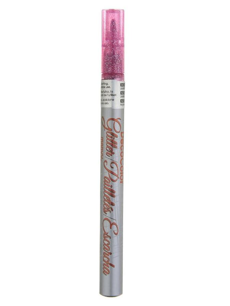 Vibrant Magenta 20 glitter paint marker for precision detailing on crafts, scrapbooks, and clothing decorations.