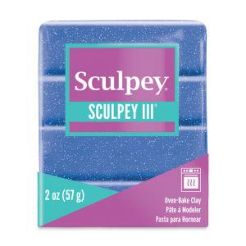 SCULPEY III 57G - BLUE GLITTER