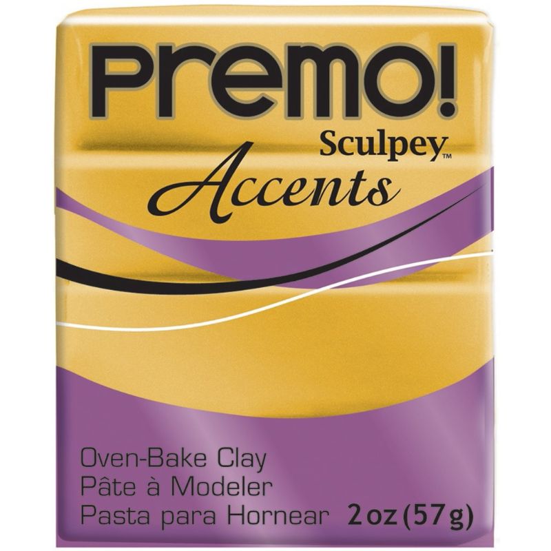 SCULPEY PREMO ACCENT POLYMER CLAY - 18K GOLD 5055