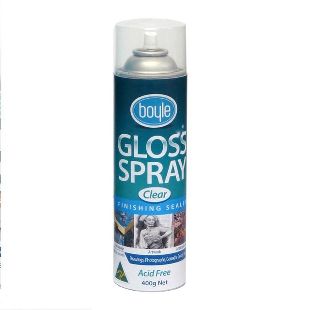 Glossy clear spray for a flawless finish on art, crafts, and DIY projects; ideal for sealing and enhancing various surfaces.