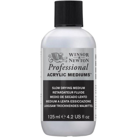 WINSOR & NEWTON Professional Acrylic Slow Drying Medium enables extended blending and layering for vibrant acrylic paintings.