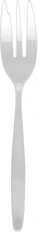 Elegant 12 pack of Atlantis cake forks in satin-finished 18/0 stainless steel, perfect for desserts and dishwasher safe.