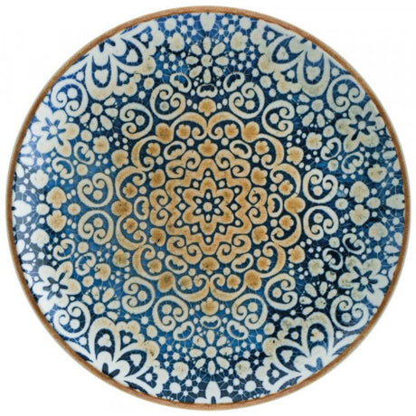 Set of 12 Bonna Alhambra round plates, 210mm, featuring a chip-resistant design and elegant traditional craftsmanship.