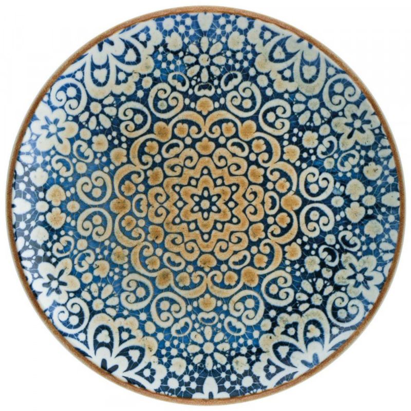 Bonna Alhambra set of 12 round coupe plates, 270mm, stylish, chip-resistant, stackable, perfect for any dining occasion.