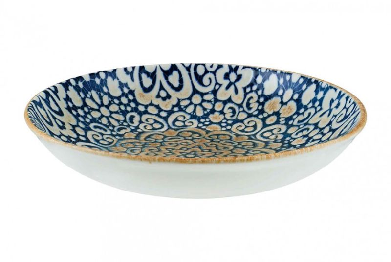 Bonna Alhambra Round Bowl set of 6, stylish and durable, perfect for elegant dining and versatile food presentation.