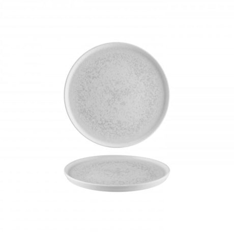 Set of 6 elegant Lunar White plates, 220mm, durable, stackable, and perfect for any dining occasion.