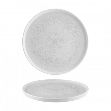 Bonna Lunar White Plate set of 6, 280mm, elegant porcelain with chip and scratch resistance, perfect for versatile dining occasions.