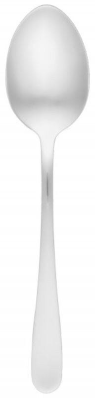 Set of 12 elegant Luxor table spoons in polished 18/0 stainless steel, perfect for enhancing any dining experience.