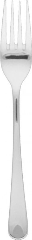 Elegant stainless steel dessert forks with a mirror finish, ideal for enhancing any dining experience.