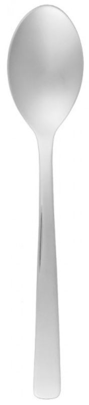 Set of 12 elegant stainless steel dessert spoons with a mirror finish, perfect for enhancing any dining occasion.