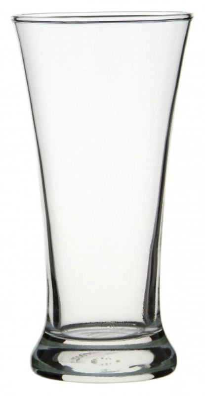 Set of 6 Ocean Pilsner glasses, 285ml each, showcasing clarity and modern design for enjoying light beers.