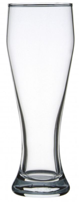 Set of 6 Pasabahce Brasserie 520ml pilsner glasses, designed for enhancing beer aroma, flavor, and elegant presentation.