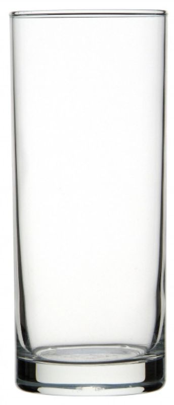 Set of 6 Ocean Winston HiBall glasses, 355ml each, featuring sleek design for serving various beverages at home or events.