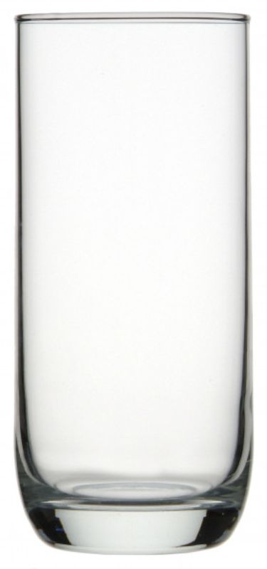 Set of 6 Ocean HiBall glasses, 375ml, stylish and durable for all beverages, dishwasher-safe for easy cleaning.