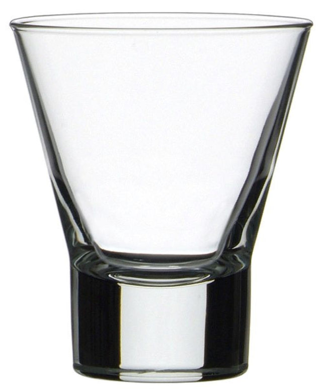 Set of 6 elegant 150ml liqueur glasses by Bormioli Rocco, crafted in Italy for stylish after-dinner drinks.