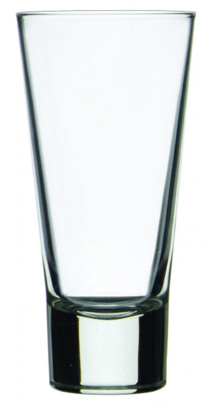 Set of 6 Bormioli Rocco Ypsilon 320ml glasses, sleek Italian design perfect for cocktails, juices, and smoothies.