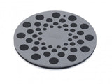 Joseph Joseph Spot-On grey silicone trivets with raised dot design for heat protection and modern kitchen style.