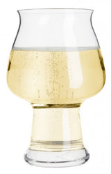 Luigi Bormioli Birrateque Cider Glass Set, 500ml, showcases cider's flavors with elegant, durable lead-free crystal design.