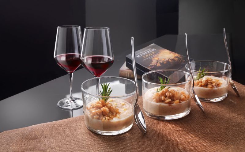 Bormioli Rocco Electra 350ml wine glasses set of 6, designed for elegance and enhancing wine experience, made in Italy.