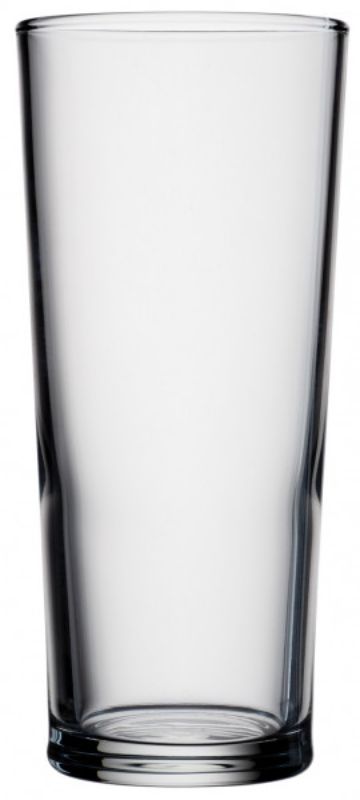 Set of 12 Pasabahce Senator 285ml toughened beer glasses, featuring a sleek design for enjoying craft and draught beer.