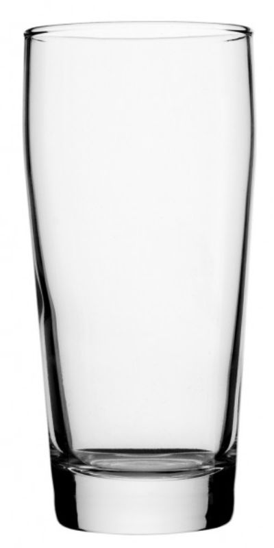 Elegant Bormioli Rocco Willy Beer glasses, 280ml, set of 12, perfect for tasting fruity and clear beers, crafted in Italy.