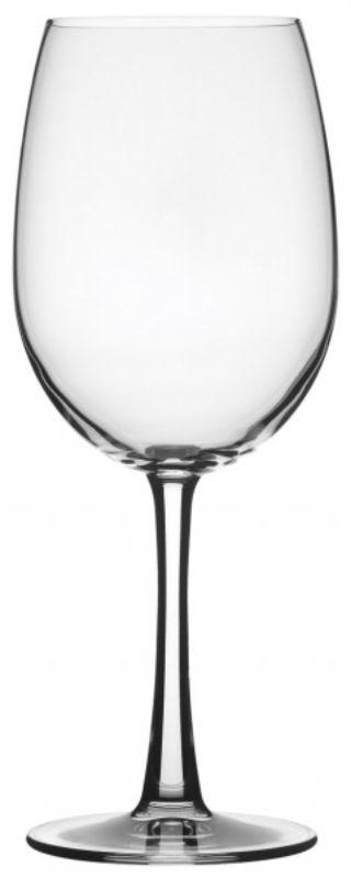 Set of 6 Pasabahce Reserva Wine Glasses, 580ml, elegant lead-free crystal with u-shaped bowl for enhancing wine flavors.