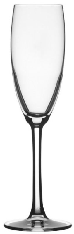 Elegant set of 6 Pasabahce Reserva champagne flutes, 170ml, with classic design for a premium bubbly experience.