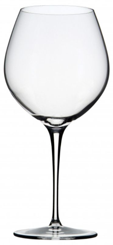 Set of 6 Luigi Bormioli Vinoteque Pinot Noir glasses, 660ml, crafted from lead-free crystal for an elegant wine experience.