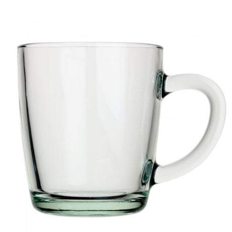 Set of 2 eco-friendly 340ml mugs from Pasabahce, made of 100% recycled glass in a Bosphorus Turquoise hue.