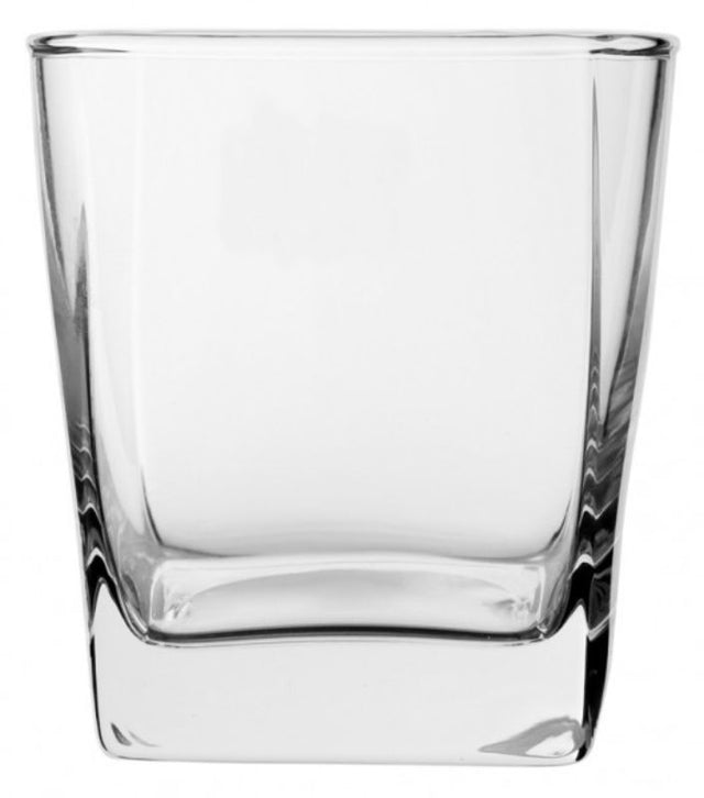 Set of 6 Ocean Plaza Rock glasses, 295 ml each, perfect for cocktails, whisky, and iced beverages with exceptional clarity and durability.