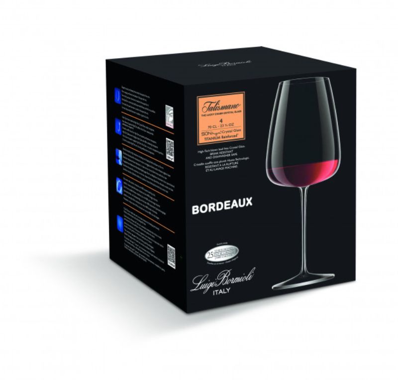 Luigi Bormioli - Talismano Bordeaux 700ml  - Set 4