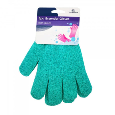 Set of 4 Homeliving Beauty Bathgloves for gentle exfoliation and a spa-like bathing experience, suitable for all skin types.