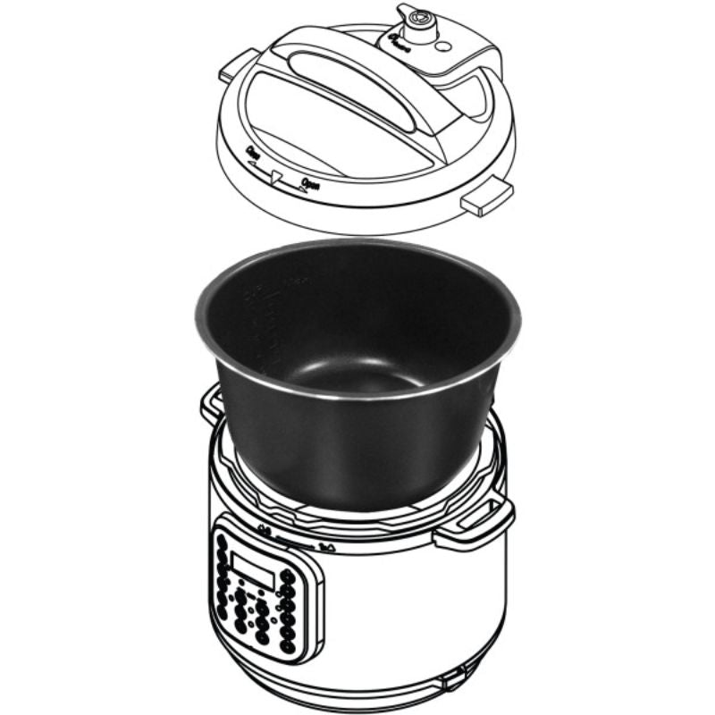 Instant Pot - Ceramic Coated Non-Stick Inner Pot - 8Lt