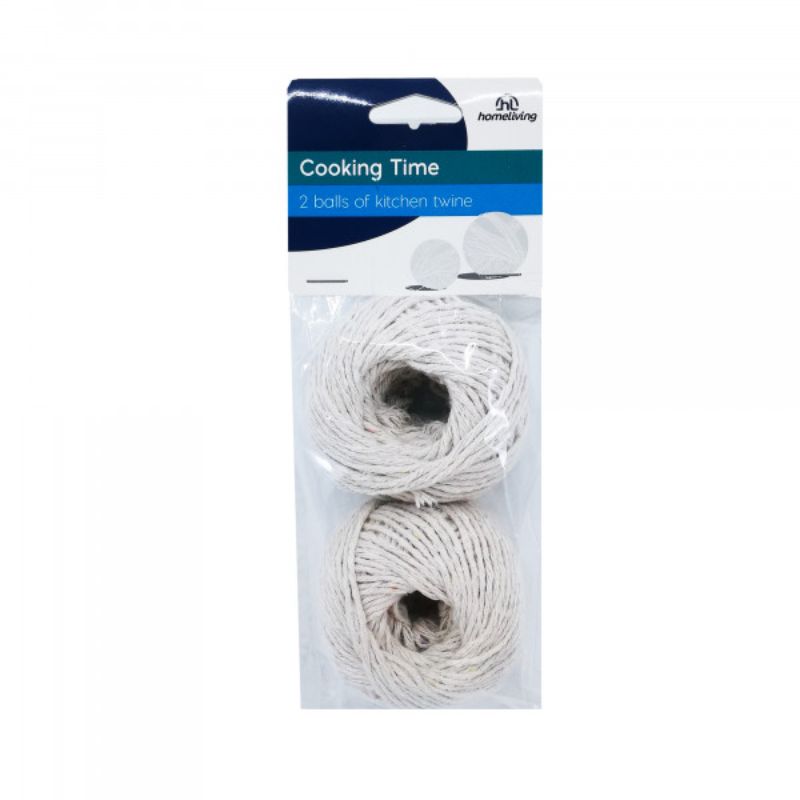 Durable 30cm kitchen twine set of 4, perfect for trussing meats and bundling herbs, food-safe and versatile for home chefs.