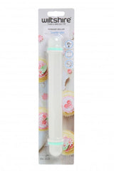 Wiltshire Fondant Rolling Pin in white, designed for easy, precise rolling of fondant and pastries, dimensions 7cm x 3cm x 30cm.