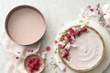 Rose gold springform pan, 24.5cm, ideal for cheesecakes and tarts with non-stick surface and elegant design.