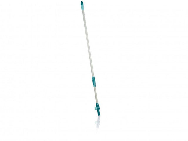 Leifheit Click System Telescopic Handle, 110-190cm, with rotating hinge for versatile reach and optimal cleaning angles.