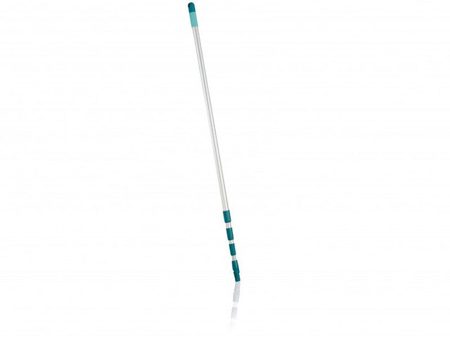 Leifheit Click System Telescopic Handle, extendable from 145cm to 400cm, designed for high-reach cleaning with compatibility.