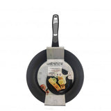 A 26cm forged aluminium frypan with a non-stick surface, ergonomic handle, and even heat distribution for versatile cooking.