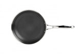 Stanley Rogers 28cm Matrix Frypan with triple-ply stainless steel and non-stick surface, ideal for versatile cooking.