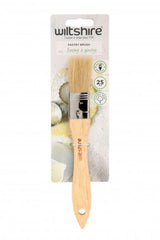 Wiltshire Pastry Brush with 25mm natural bristles for even glazing, basting, and achieving golden-brown pastries.