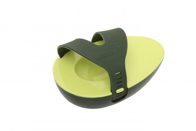 Wiltshire Avocado Saver keeps avocados fresh longer, featuring a secure strap and eco-friendly design for easy fridge storage.