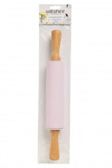 Wiltshire Silicone Rolling Pin with contoured handles for easy rolling, non-stick surface for flawless pastry and dough preparation.