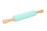 Wiltshire Silicone Rolling Pin with contoured handles for effortless dough rolling, non-stick surface for easy baking.